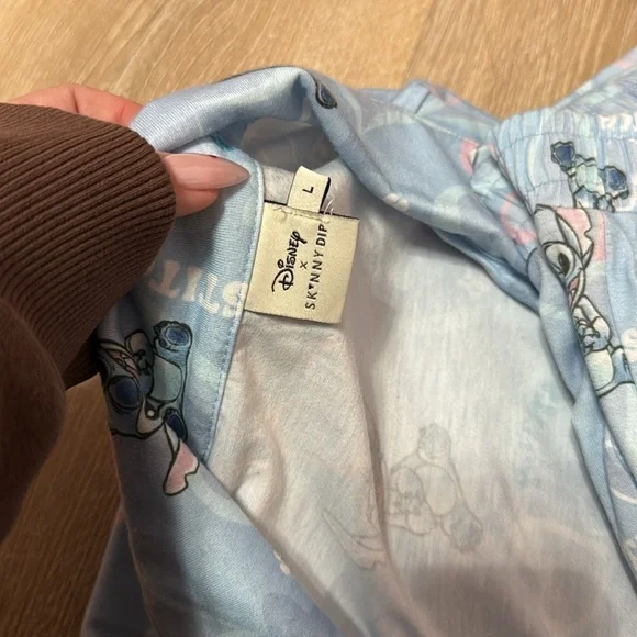 skinnydip london stitch pjs 💙 size large - Picture 2 of 2